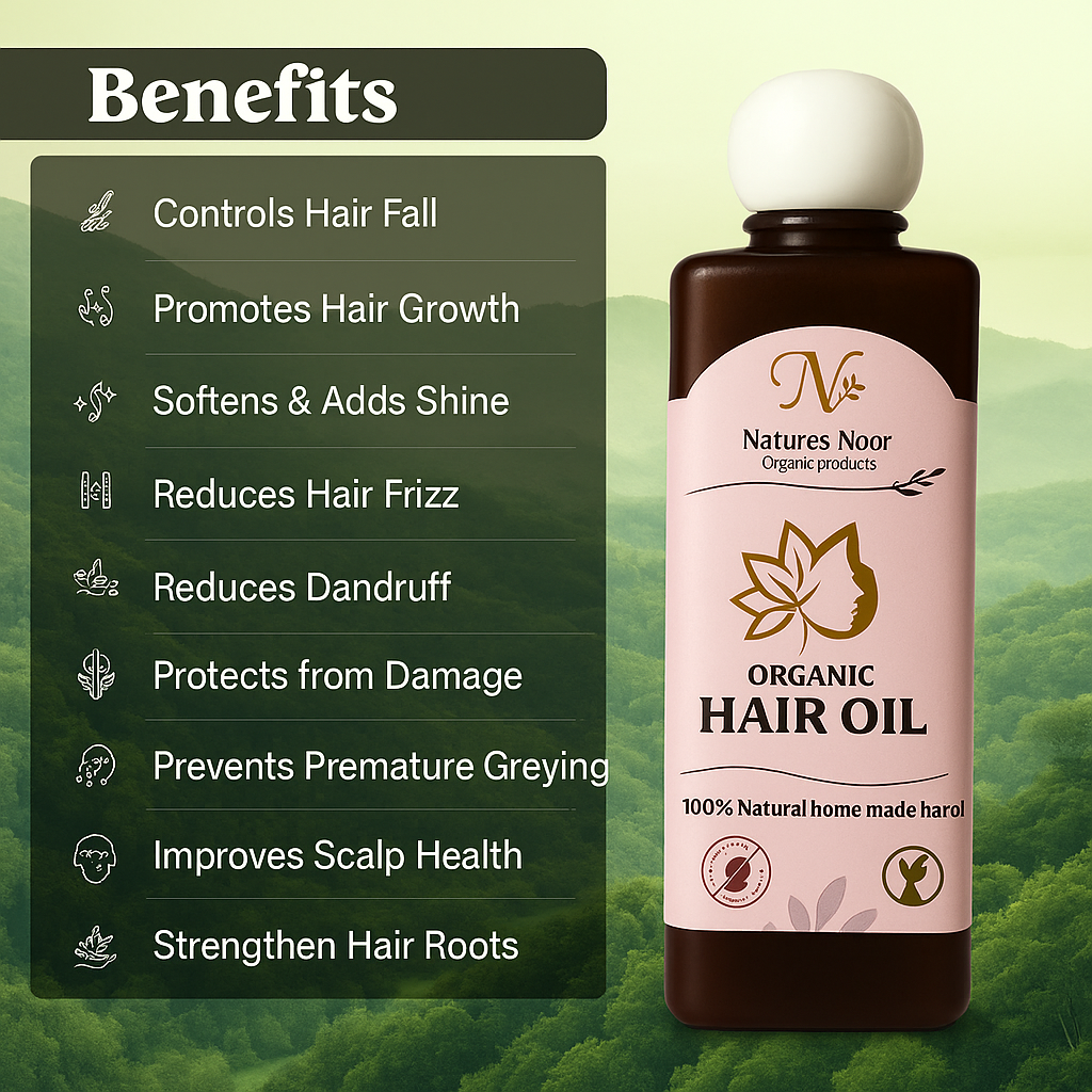 Nature's noor organic hair oil 200ml
