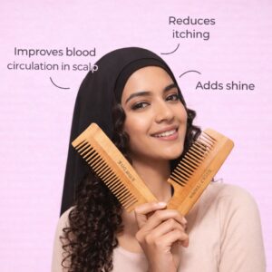 Nature’s noor neemwood comb