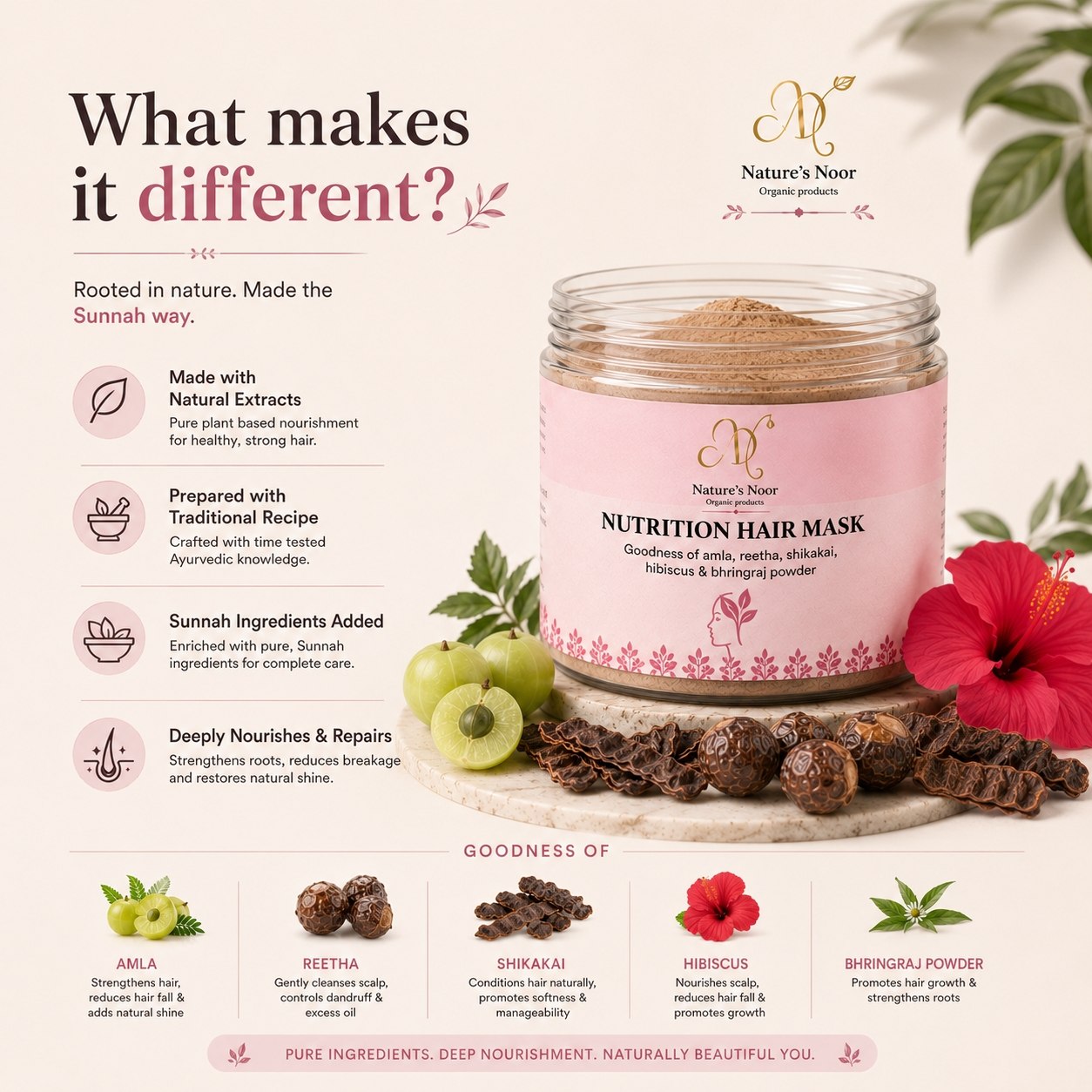 Nature’s noor nutrition hair mask - Image 3