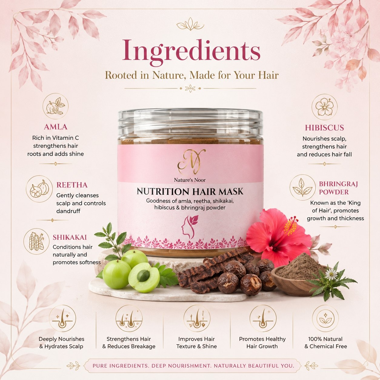 Nature’s noor nutrition hair mask - Image 4