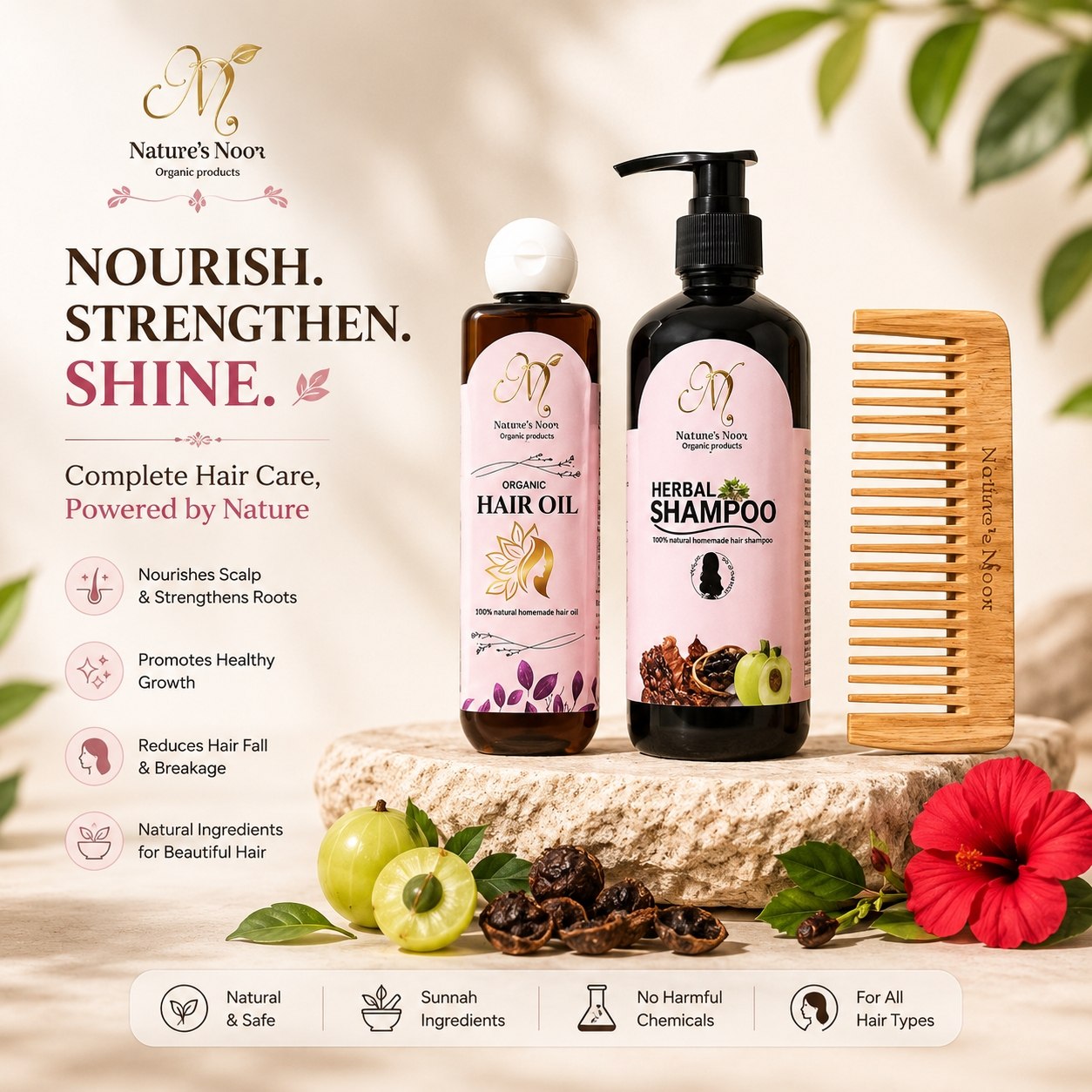 Nature’s noor haircare combo - Image 2